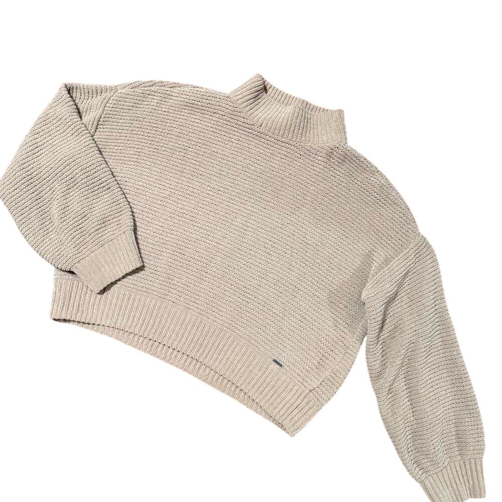 Hollister Co Tan Ribbed Knit